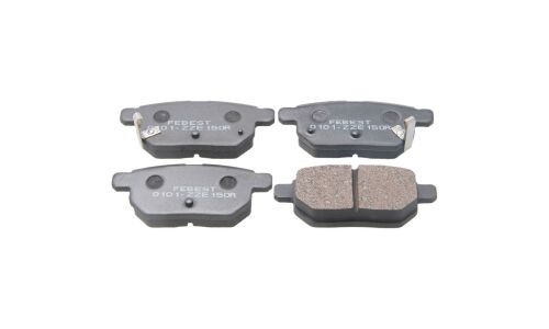 Колодки тормозные дисковые Febest, задние, комплект на ось (4 шт), арт. 0101-ZZE150R
