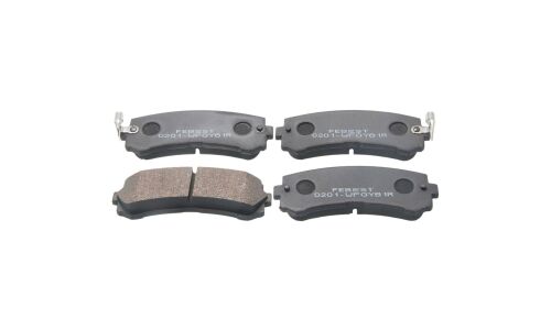 Колодки тормозные дисковые Febest, задние, комплект на ось (4 шт), арт. 0201-WFGY61R