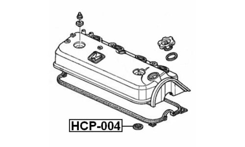 Кольцо уплотнительное свечного колодца Febest, арт. HCP-004