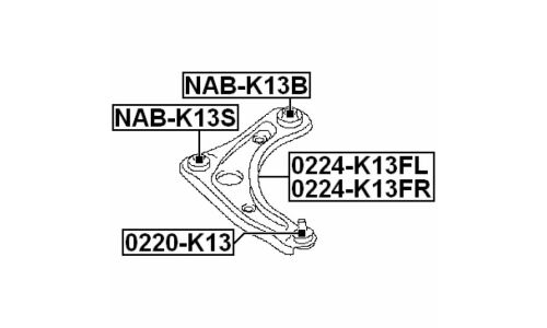Опора шаровая Febest, арт. 0220-K13