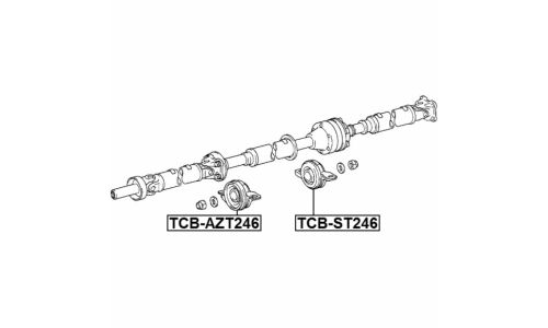 Подшипник карданного вала Febest, арт. TCB-ST246