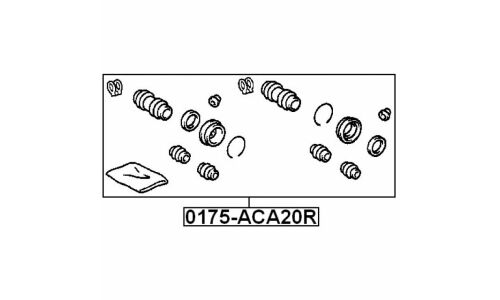 Ремкомплект тормозного суппорта Febest, арт. 0175-ACA20R