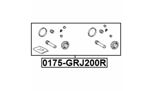 Ремкомплект тормозного суппорта Febest, арт. 0175-GRJ200R