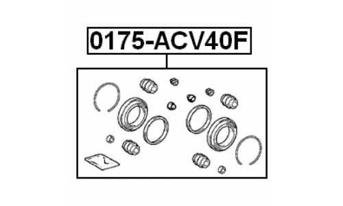 Ремкомплект тормозного суппорта Febest, арт. 0175-ACV40F