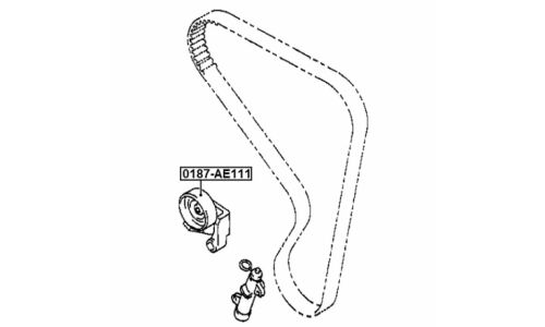 Ролик ремня ГРМ Febest натяжной, арт. 0187-AE111