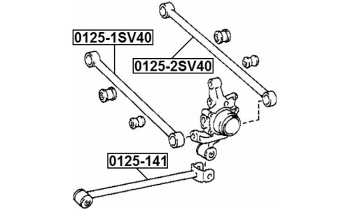 Тяга подвески Febest, арт. 0125-1SV40