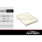 Фильтр салонный угольный FORTECH, арт. FS014