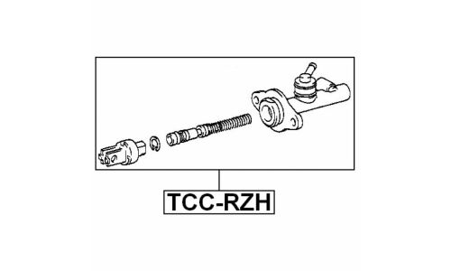 Цилиндр сцепления главный Febest, арт. TCC-RZH