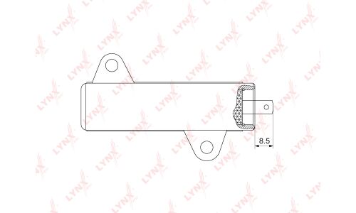 Натяжитель ремня ГРМ LYNXauto, арт. PT-1021