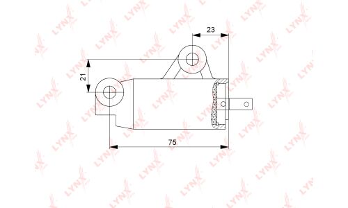 Натяжитель ремня ГРМ LYNXauto, арт. PT-1025