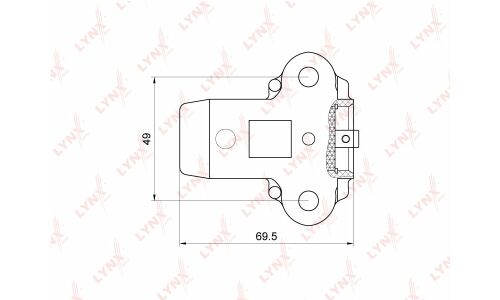 Натяжитель ремня ГРМ LYNXauto, арт. PT-1029