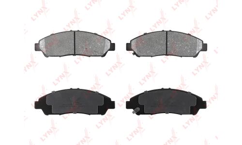 Колодки тормозные дисковые LYNXauto передние, комплект на ось (4 шт), арт. BD-3436