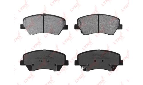 Колодки тормозные дисковые LYNXauto передние, комплект на ось (4 шт), арт. BD-3630