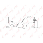 Натяжитель ремня ГРМ LYNXauto, арт. PT-1028