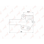 Натяжитель ремня ГРМ LYNXauto, арт. PT-1035