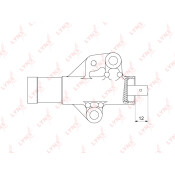 Натяжитель ремня ГРМ LYNXauto, арт. PT-1037