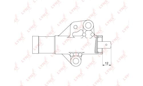 Натяжитель ремня ГРМ LYNXauto, арт. PT-1037