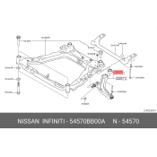 Сайлентблок Nissan, арт. 54570BB00A