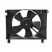 Вентилятор охлаждения радиатора Luzar, с кожухом, для Chevrolet Aveo, арт. LFK 0522