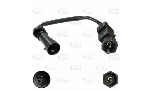 Датчик скорости Startvolt, 6 импульсов, с проводом, круглый разъем, для ГАЗ 406, арт. VS-SP 0306