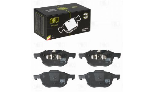 Колодки тормозные дисковые Trialli, передние, комплект на ось (4 шт), арт. PF 106101