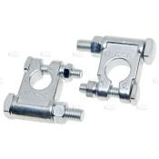 Клеммы для аккумулятора Startvolt, цинк, стандартные (+19.5/-17.9), крепление провода болтом с гайкой, 2 шт, арт. SBT 009