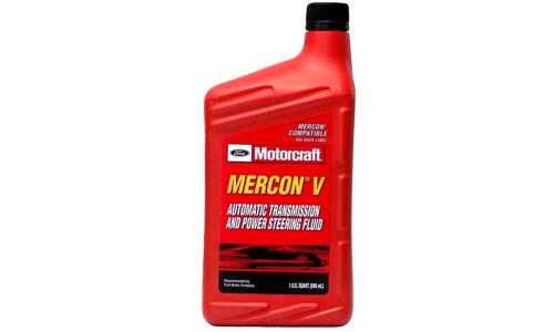 Масло трансмиссионное Ford Motoracraft Mercon V синтетическое, для АКПП и ГУР, 946мл, арт. XT5QMC