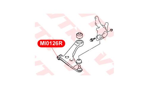 Сайлентблок рычага передней подвески передний VTR, арт. MI0126R