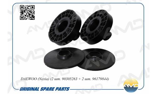 Прокладка задней пружины верх/низ. | зад AMD, арт. AMD.KSB114