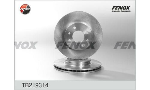 Диск тормозной Fenox, передний, арт. TB219314