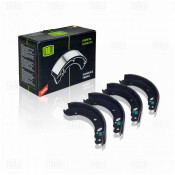 Колодки тормозные барабанные Trialli, комплект на ось (4 шт), арт. GF 238