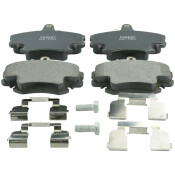 Колодки тормозные дисковые Febest, передние, комплект на ось (4 шт), арт. 2401-LOGF