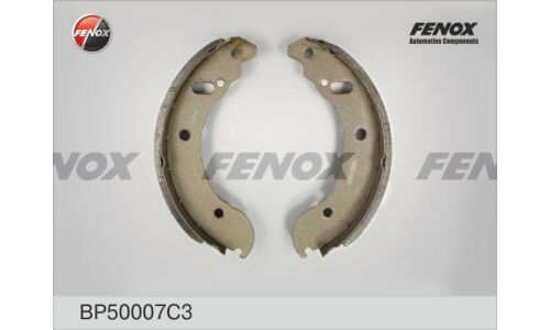 Колодки тормозные барабанные Fenox, комплект на ось (4 шт), арт. BP50007C3