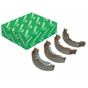 Колодки тормозные барабанные Pilenga стояночного тормоза, комплект на ось (4 шт), арт. BS-P 8455