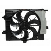 Вентилятор охлаждения радиатора Luzar, для Hyundai Solaris, KIA Rio, арт. LFK 08L4