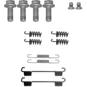 Комплект монтажный барабанных тормозных колодок Textar, задний, арт. 97039600