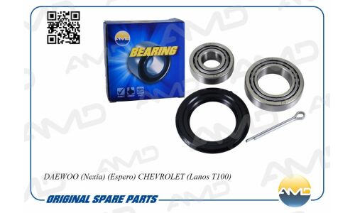 Подшипник ступицы комплект (без магнит. кольца ABS) | зад прав/лев AMD, арт. AMD.BER12