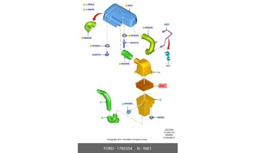 Фильтр воздушный Ford, арт. 1783334