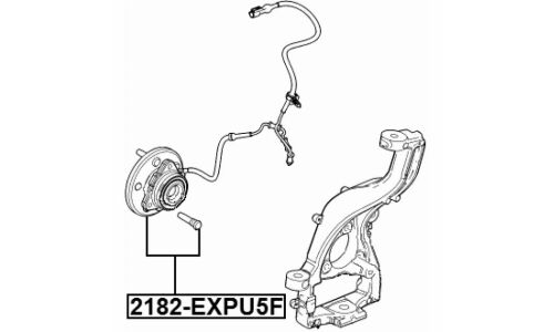 Ступица колеса Febest, арт. 2182-EXPU5F
