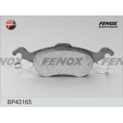 Колодки тормозные дисковые Fenox, передние, комплект на ось (4 шт), арт. BP43165