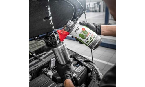 Промывка инжекторов Lavr ML101 Euro Petrol Injection Purge, для бензиновых двигателей, снижает расход топлива, для промывочных станций, бутылка 1л, арт. Ln2007
