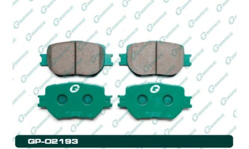 Колодки тормозные дисковые G-Brake, передние, комплект на ось (4 шт), арт. GP02193
