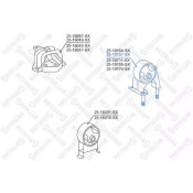 Подушка двигателя задняя Stellox, арт. 25-19157-SX