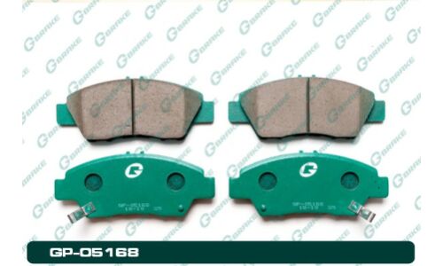 Колодки тормозные дисковые G-Brake, передние, комплект на ось (4 шт), арт. GP05168