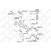 Стойка стабилизатора (линк) Stellox, передняя, арт. 5600407SX