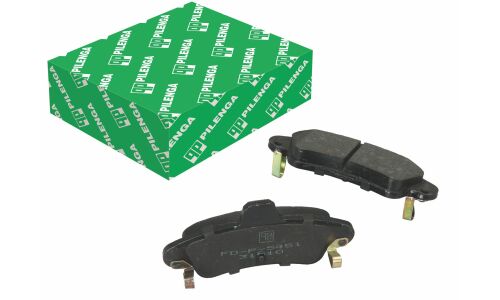 Колодки тормозные дисковые Pilenga, задние, комплект на ось (4 шт), арт. FD-P 5451