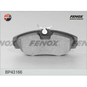 Колодки тормозные дисковые Fenox, передние, комплект на ось (4 шт), арт. BP43166