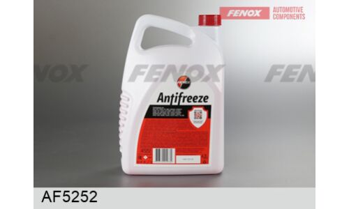 Антифриз Fenox, G12, красный, -35°C, 5кг, арт. AF5252