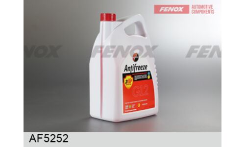 Антифриз Fenox, G12, красный, -35°C, 5кг, арт. AF5252