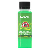 Стеклоомывающая жидкость Lavr Green Concentrate «Антимуха», летняя, концентрат, с ароматом яблока, бутылка 120мл, арт. Ln1220 Стеклоомывающая жидкость Lavr Green Concentrate «Антимуха», летняя, концентрат, с ароматом яблока, бутылка 120мл, арт. Ln1220